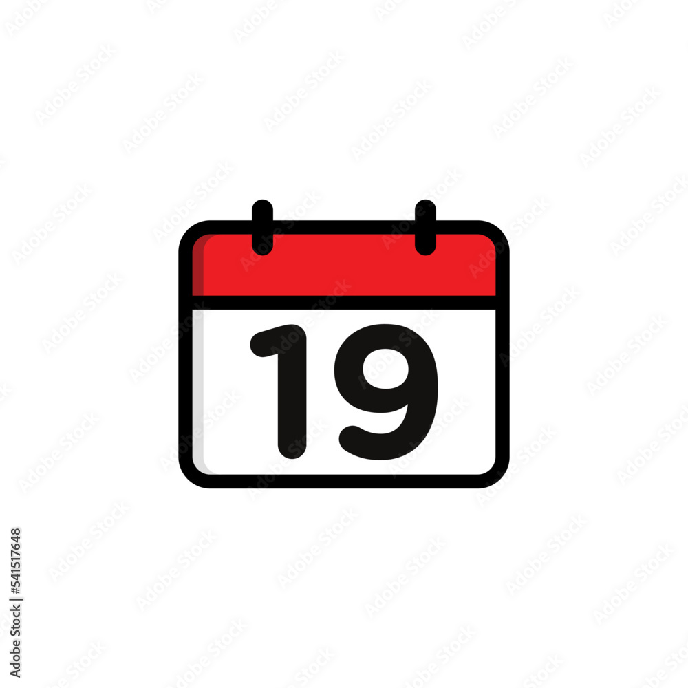 Calendar Agenda Event Icon Vector Template Calendar Agenda Event Icon Vector Template