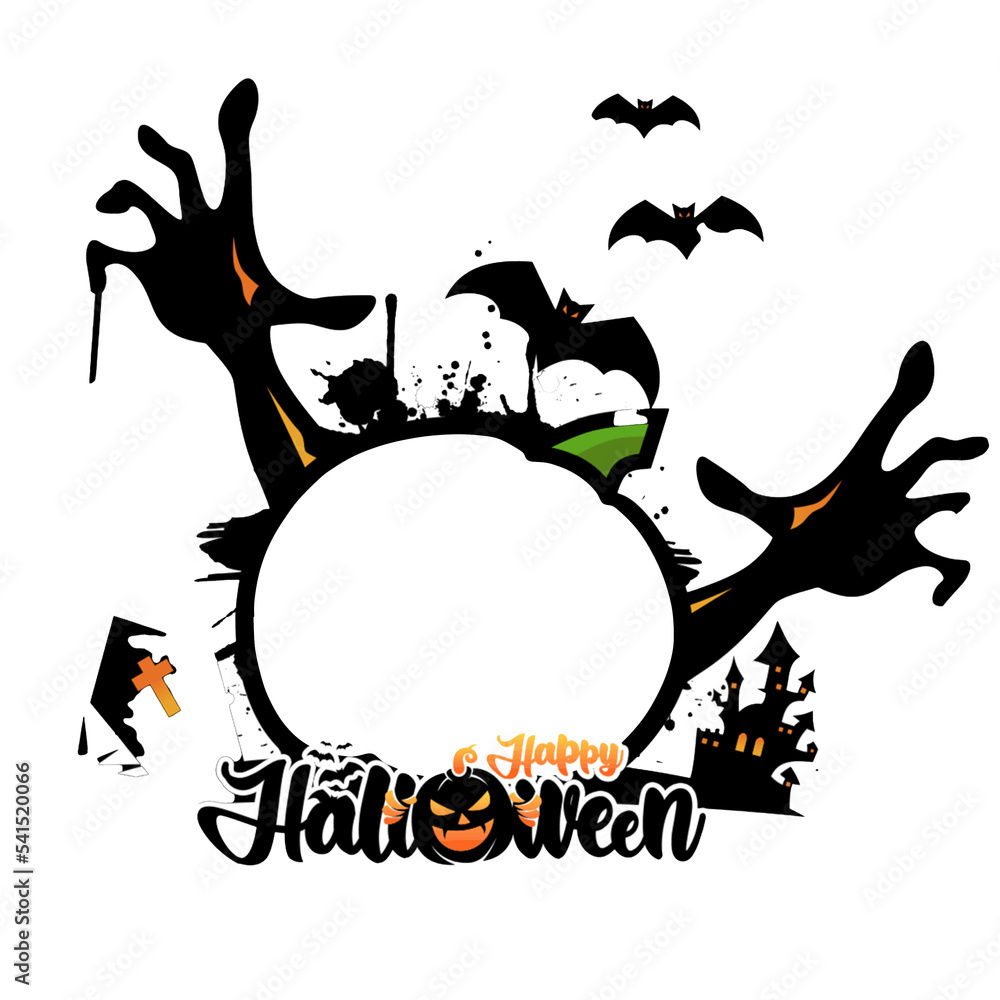 Halloween trick or treat illustration