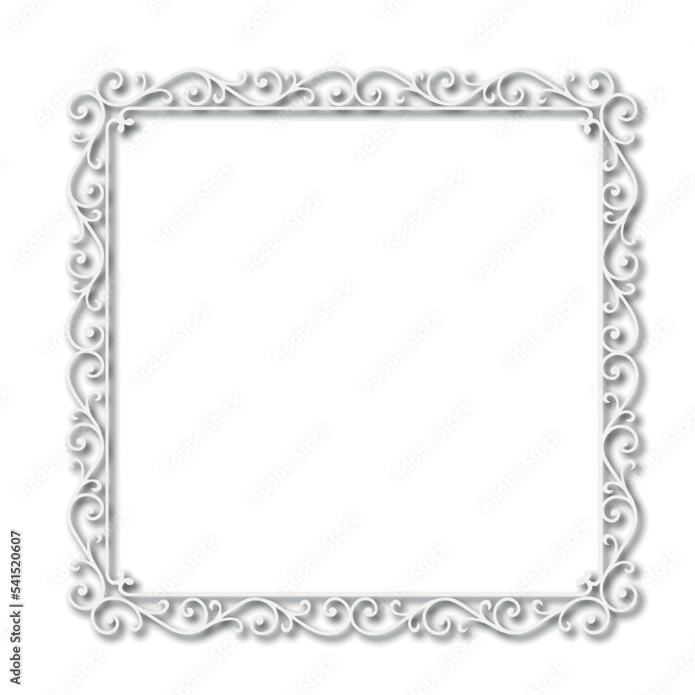 Frame, in the style of an ornament, Vector illustration eps 10, Art. Frame, in the style of an ornament, Vector illustration eps 10, Art.