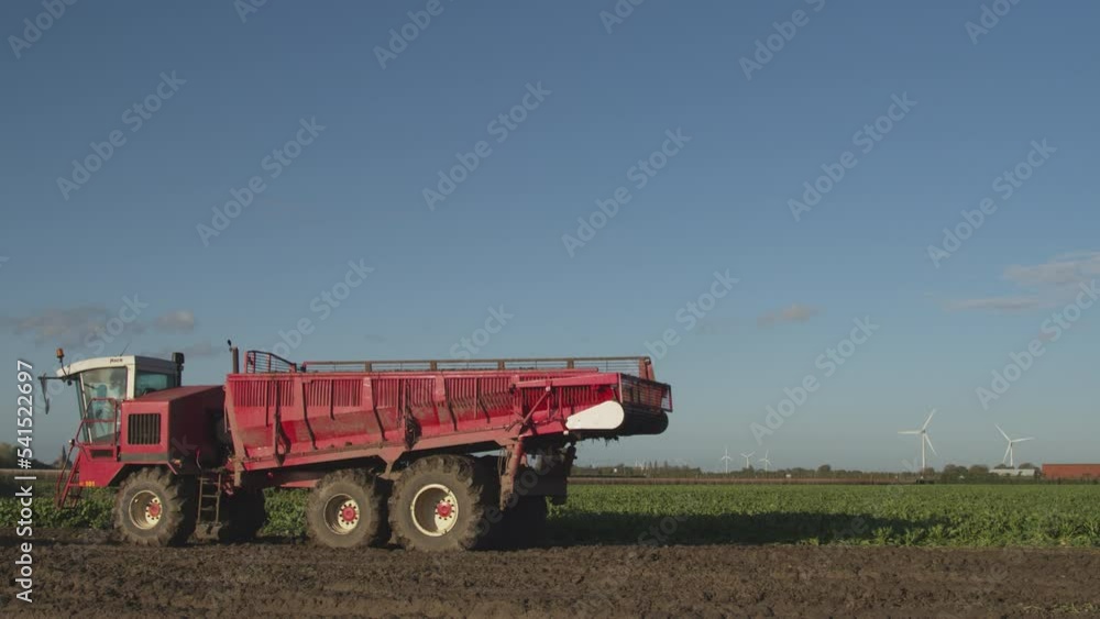 Tractor in a field Tractor in a field