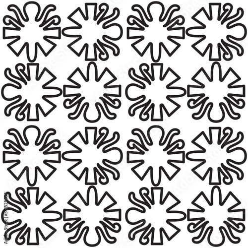 Papalotl-Mariposa A - Patrón Prehispánico Mexica