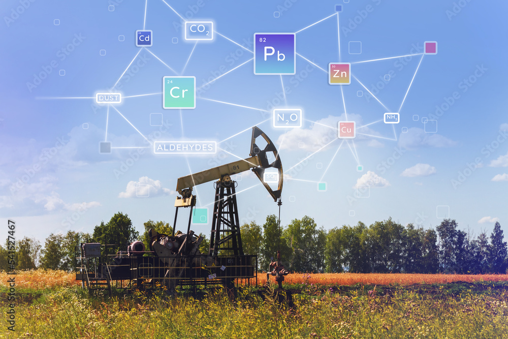 Oil production. Oil rigs. Recycling plant. Production of petroleum products. Oil production. Oil rigs. Recycling plant. Production of petroleum products.