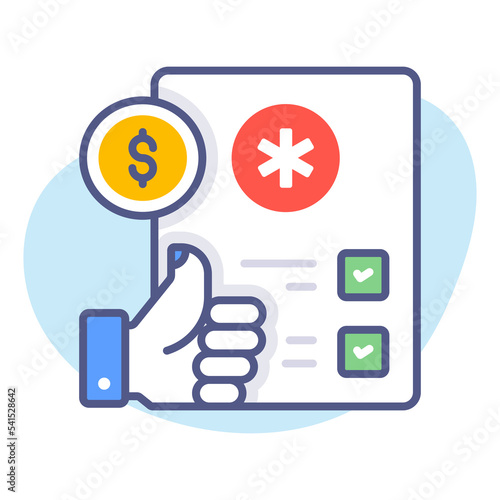 reasonable pay Modern concepts design, Premium quality vector illustration concept. Vector symbol.