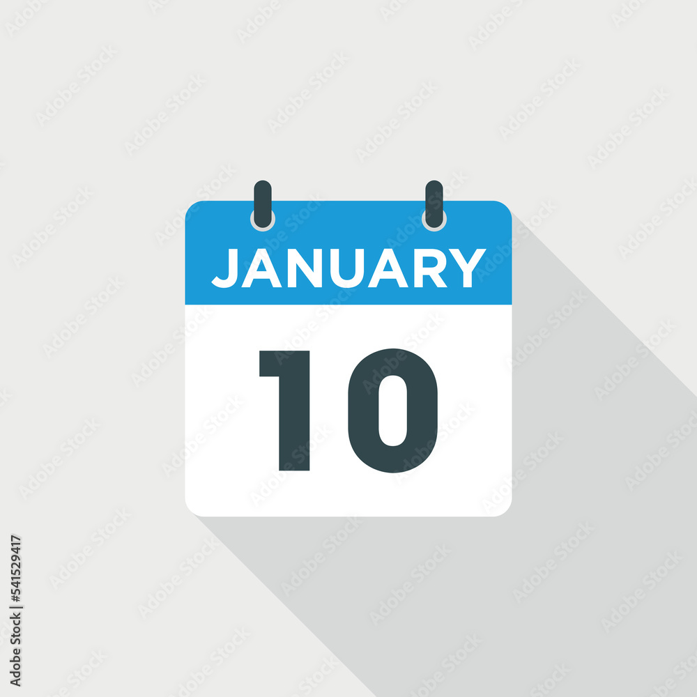 Calendar January Icon Vector Template Calendar January Icon Vector Template