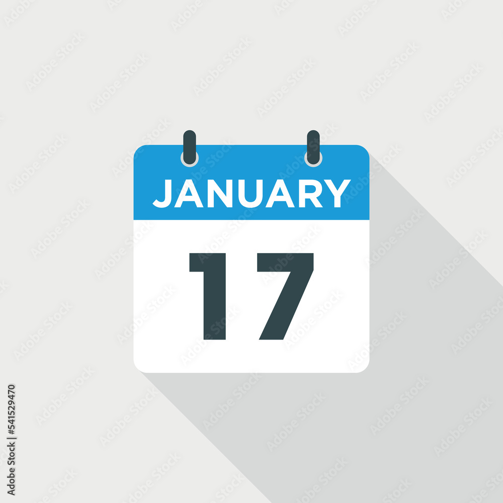 Calendar January Icon Vector Template Calendar January Icon Vector Template