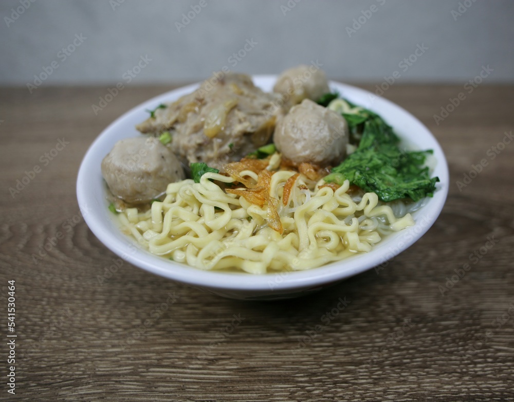 Indonesian cuisines meatballs