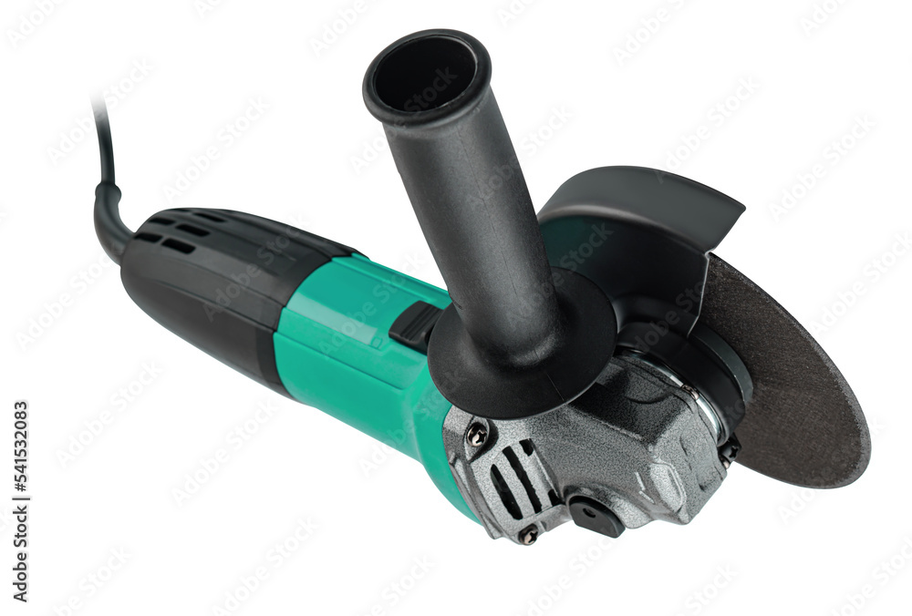 angle grinder, power tool, on a white background in isolation angle grinder, power tool, on a white background in isolation