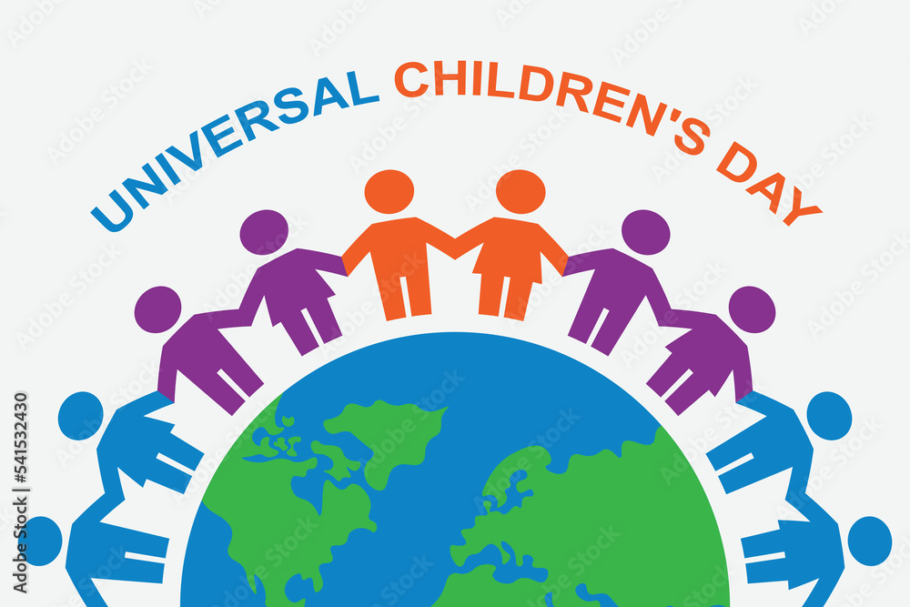 Universal childrens day background. Universal childrens day background.