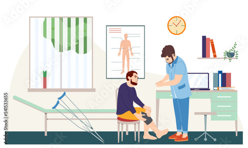 Orthopedic Appointment Flat Composition