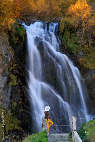 Waterfall of Saut Deth Pish, Vall D'aran (Catalonia)