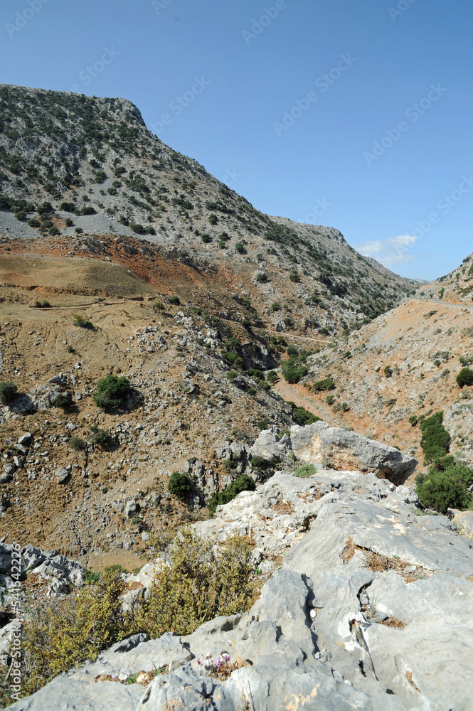 Les gorges de Goniès près de Gazi en Crète
