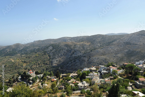 Le village de Goniès près de Gazi en Crète