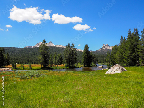 tuolumne meadows Yosemite national park  in the summer photo