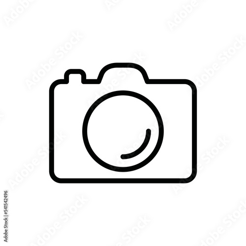 camera photography icon design vector template