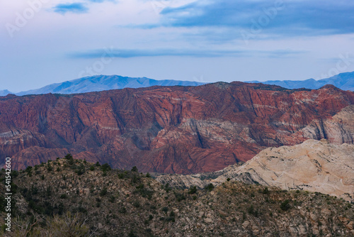 Konstfotografi View from Santa Clara Volcano, Utah