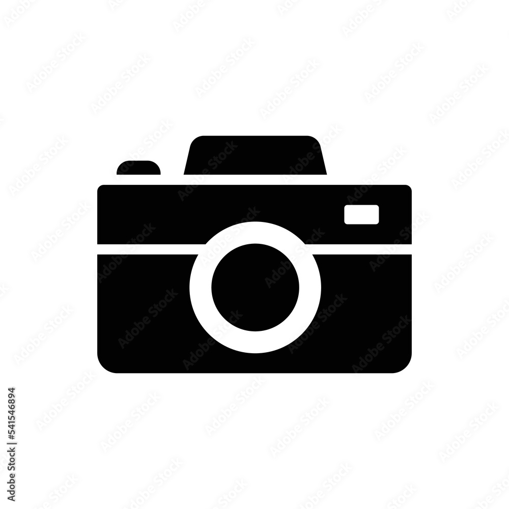 camera photography icon design vector template