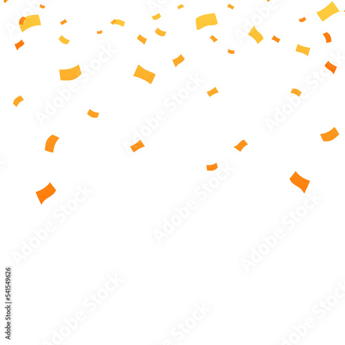 orange confetti photo