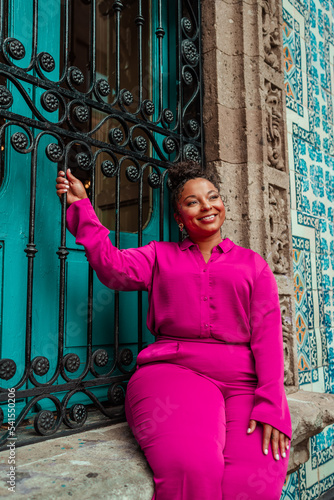 beautiful black girl traveling alone