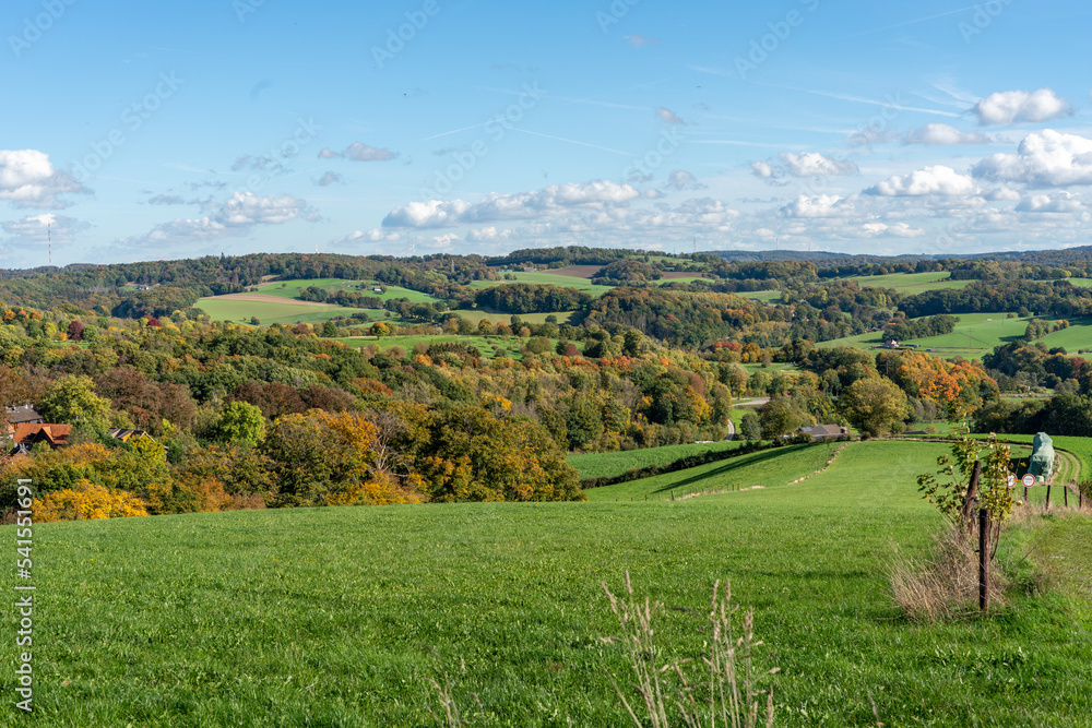 Landschaft Hügelig