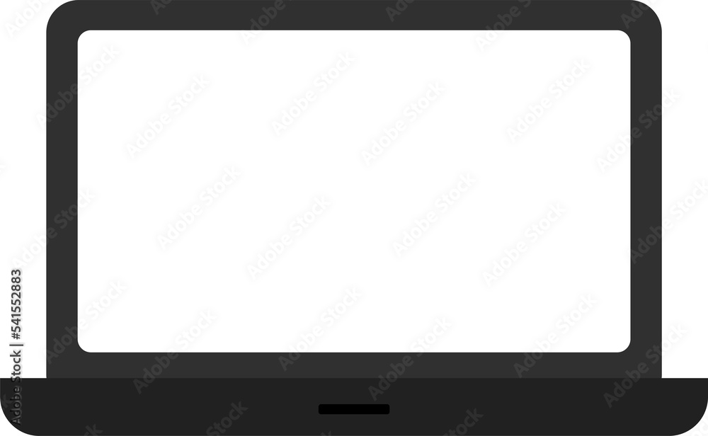 Laptop isolated on a transparent background. Illustraiton of a laptop in png Laptop isolated on a transparent background. Illustraiton of a laptop in png