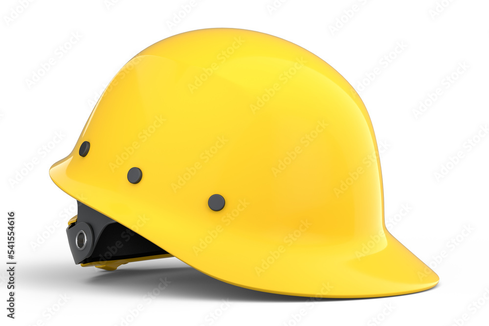 Yellow safety helmet or hard cap isolated on wihte background Yellow safety helmet or hard cap isolated on wihte background