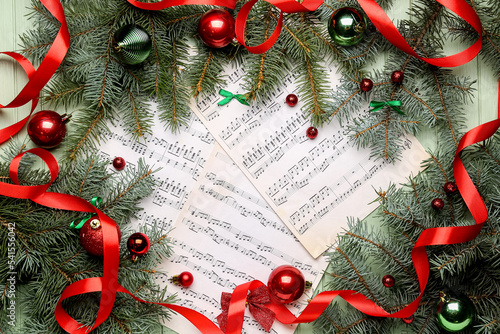 Note sheets with Christmas ...