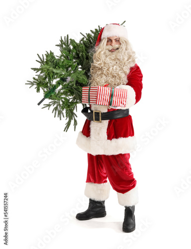 Santa Claus with Christmas ...