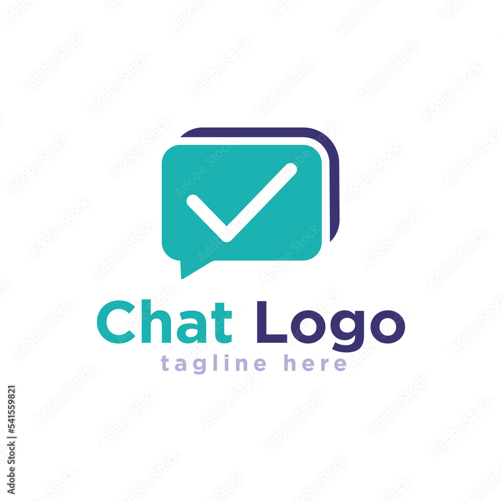 chat logo design vector template chat logo design vector template