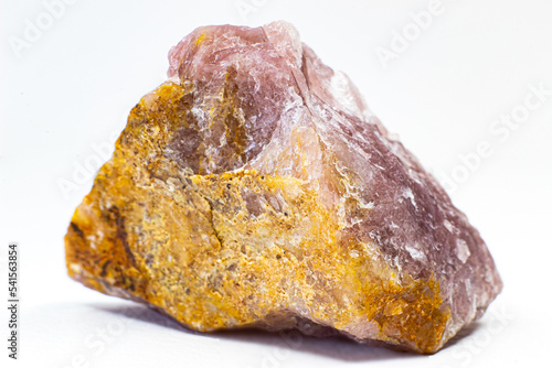 Принти на полотні Close-up macro pink aventurine, strawberry quartz raw crystal stone, pink quartz