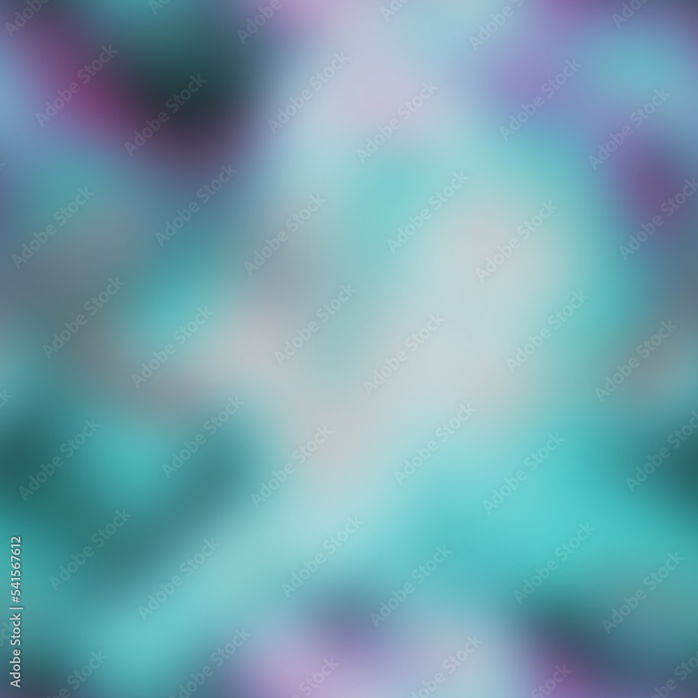 Blurred colorful green blue seamless background texture, little bit blobby
