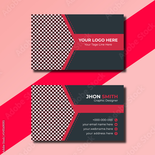 Professional, modern, minimalist, luxury business card design