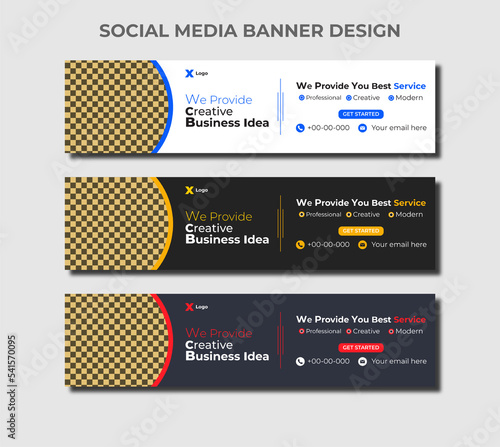 linkedin profile banner and social media cover design