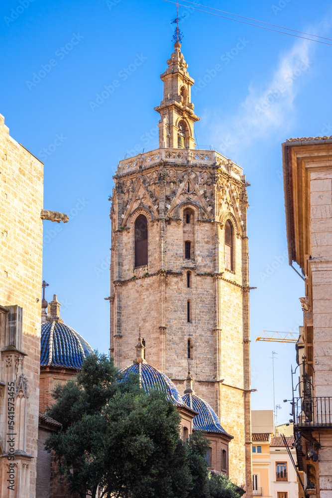 Fototapeta premium Streets, squares and historical buildings in the old city of Valencia, Spain