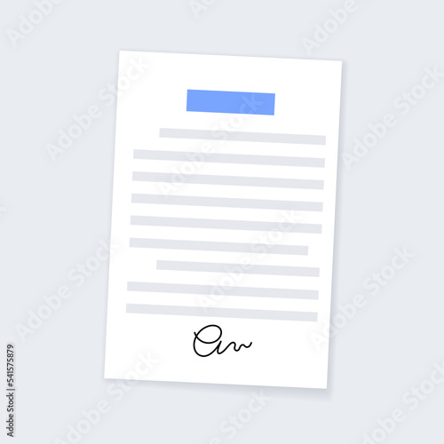 Document paper page