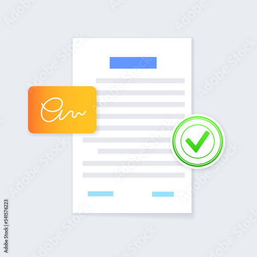 Approve document concept