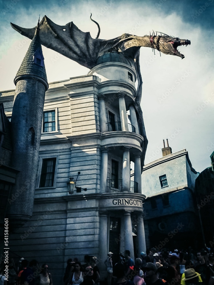 Fototapeta premium Wizarding World of Harry Potter in Universal Studios, Orlando