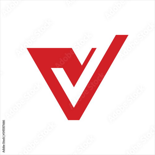 Free Download letter v logo design template - GFXLoad
