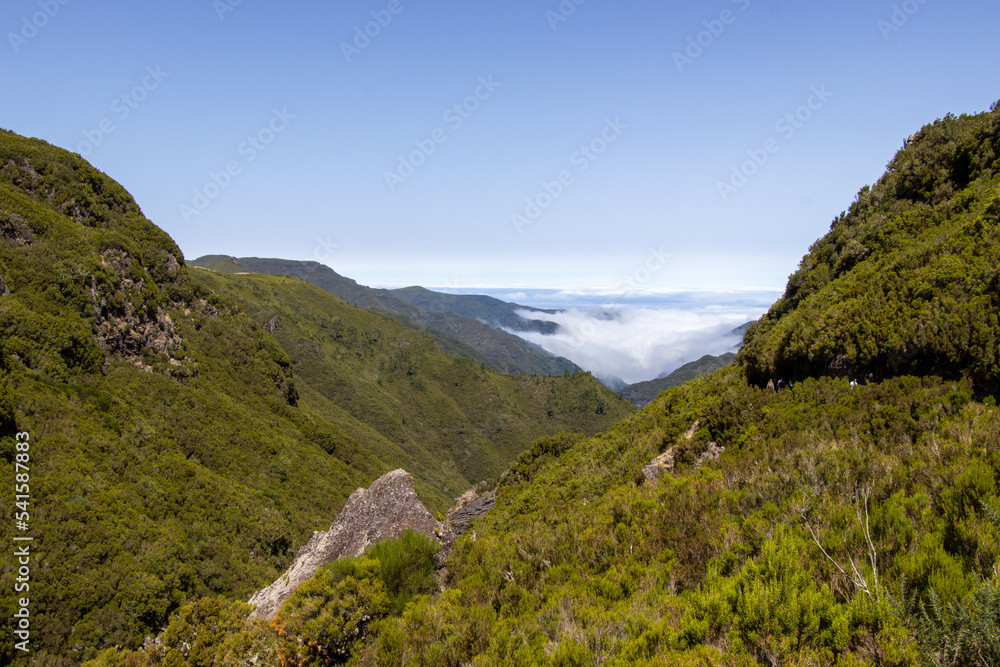 Levada das 25 Fontes - mountain tops Levada das 25 Fontes - mountain tops