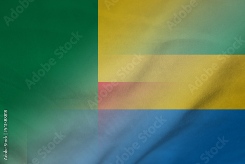 Benin and Gabon government flag transborder relations GAB BEN