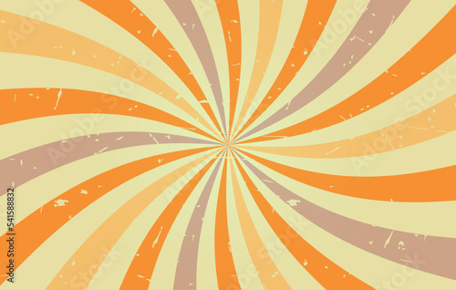 Comics rays vector background in Vintage style