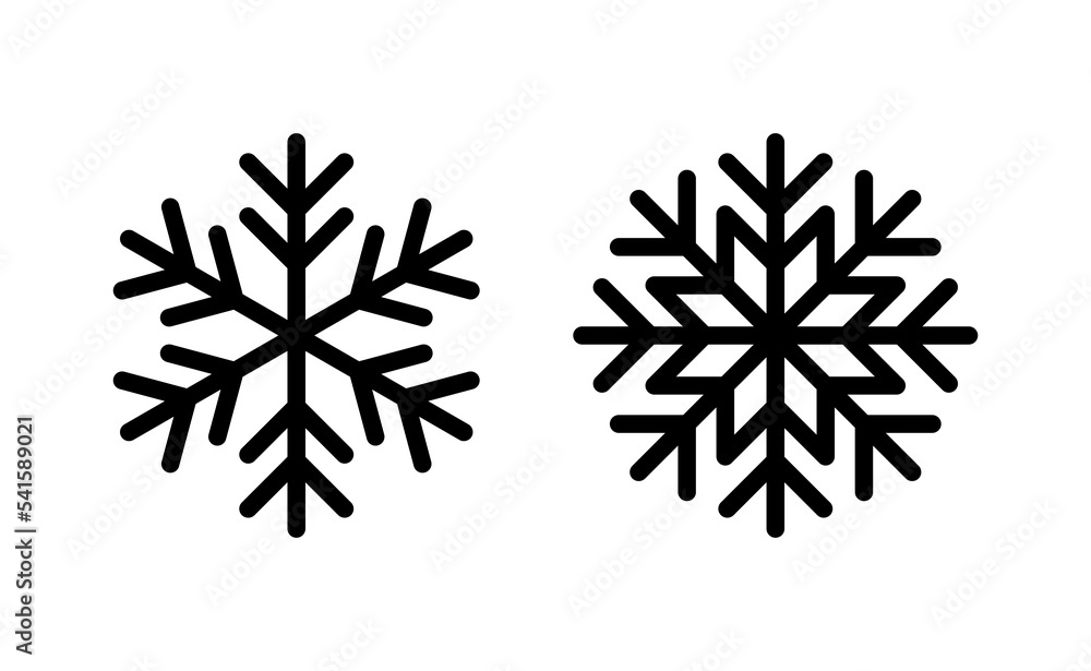 Snow icon vector for web and mobile app. snowflake sign and symbol Snow icon vector for web and mobile app. snowflake sign and symbol