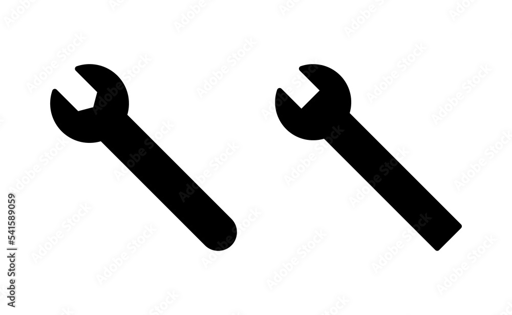 Wrench icon vector for web and mobile app. repair icon. tools sign and symbol Wrench icon vector for web and mobile app. repair icon. tools sign and symbol