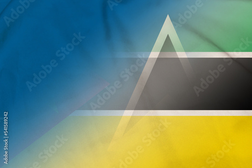 Saint Lucia and Mozambique official flag transborder contract MOZ LCA