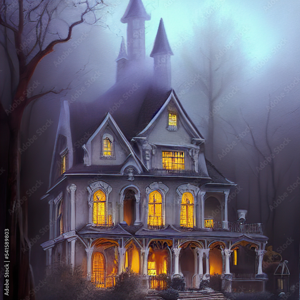 Halloween illustration generated by AI Halloween illustration generated by AI