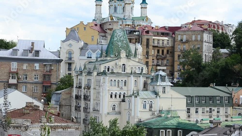 Houses and temples. Shooting in Ukraine, Kiev photo