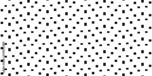 Seamless black cubes in polka dots design. Print and various stylish design.