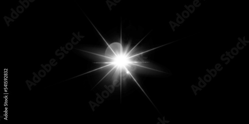 Light flare, Glowing light explodes. Light effect. ray. shining sun, bright flash. Special lens flare light effect.