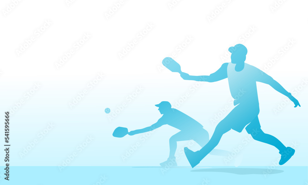 Cool editable vector pickleball background for any graphic purpose