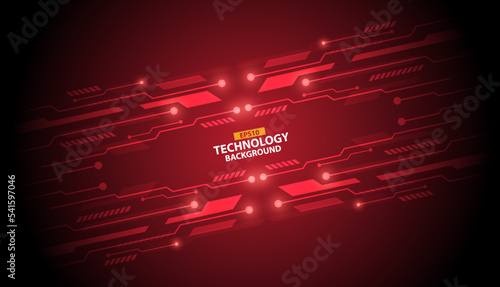 Electronic Red Design Vector Modern