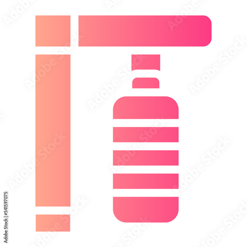 punching bag gradient icon